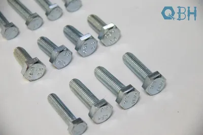 High Quality DIN933/DIN931 Carbon Steel Hex Head Bolt Hex Cap Screws Cl8.8 Zinc