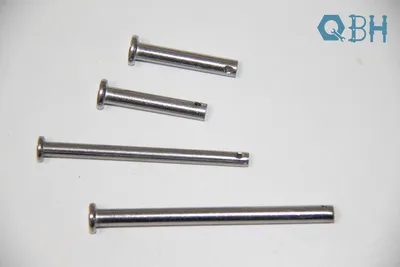 High Quality OEM Stainless Steel Pin Shafts in Flat Head with Hole Cylindrical Pin