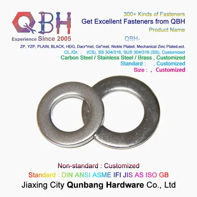 High Quality Stainless Steel 304 DIN125 Flat Washer