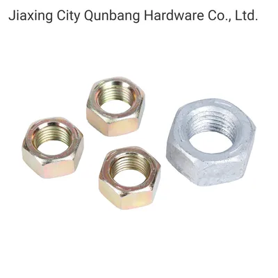 High Strength Carbon Steel Zinc Plated Hex Nut Gr8