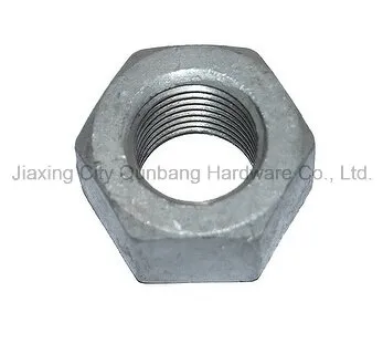 Hot Dig Galvanized Hex Nuts (DIN934, H. D. G., Cl. 6/8/10)