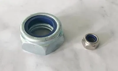 ISO 10511 Non-Metallic Insert Prevailing Torque Type Nylon Hexagon Thin Nuts