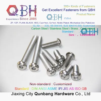 ISO7380 Hexagon Socket Button Head Screws