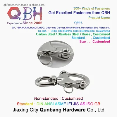 Loop Type Spring Swivel Eye Snap Shackles