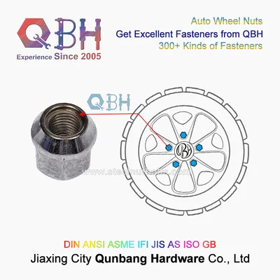Metal Carbon Stainless Steel Wheel Nuts Bolts Fasteners Auto Accessory