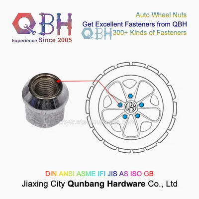 Metal Replaceable Wheel Nuts Bolts Fasteners Auto Car Spare Accessory