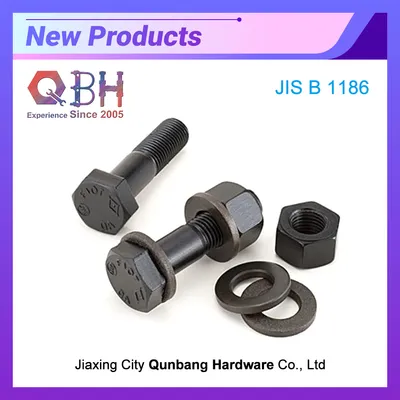 New Arrival Qbh JIS B 1186 M12-M30 Steel Structure F8t F10t Hex Bolt Nut Washer Combo Fastener Assembly Sets