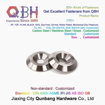 Non-Standard 304/316 Concave Spherical Washer Stainless Steel Bushing