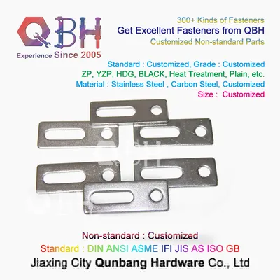 OEM Customized Stainless Steel SS304/SS316 Stamping Parts, Square Stamping