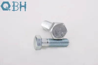 OEM High Quality Stainless Steel SS316 SS304/Carbon Steel DIN931 Hex Bolt Cl4.8 8.8 10.9, Zinc Wzp Yzp Black