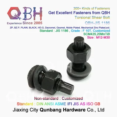 Qbh 10.9 Torsional Shear Type Tension Control Bridge/Boiler/Factory/High-Rise Buildings/Railway/Highway/Steel Structure High Strength Screw