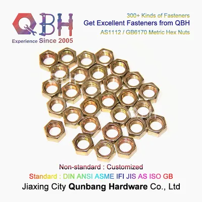 Qbh As1112 Cl. 10 as 1112 M5-M64 Yzp Zp Y. Z. P. Carbon Steel CS C. S. Metric Hexagon Hexagonal Hex Nuts