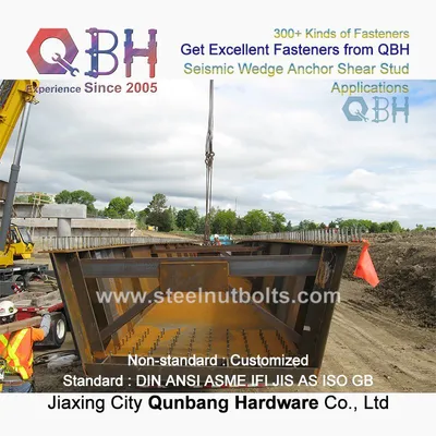 Qbh Building Steel Structure Workshop Platform Fabricated House Roofing Frame Walkway Floor Ship Bridge Building Railway Shear Stud Bolt Weld Welding Screw