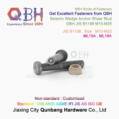 Qbh Building Steel Structure Workshop Platform Fabricated House Roofing Frame Walkway Floor Ship Bridge Building Railway Weld Welding Shear Stud Bolt