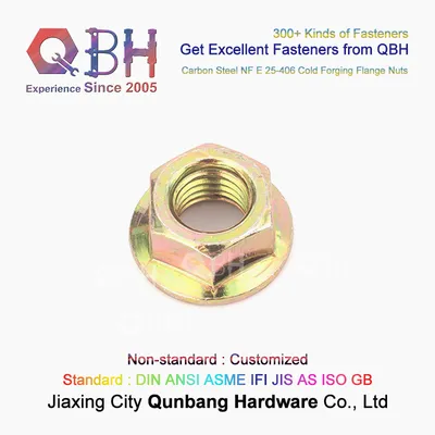 Qbh Cold Forging Flange Nuts with Carbon Steel NF E 25-406