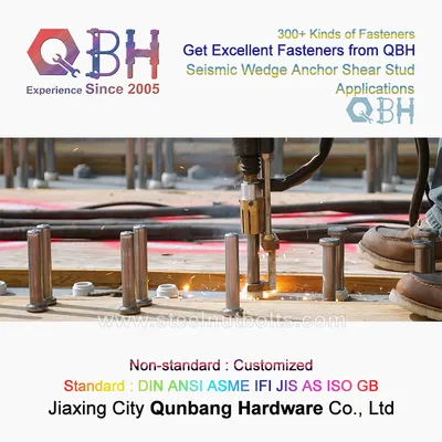 Qbh Concrete Slab and The Structural Steel Connection Accessories Parts Arc Welding Shear Stud Seismic Wedge Anchor Bolt Fastener & Fitting