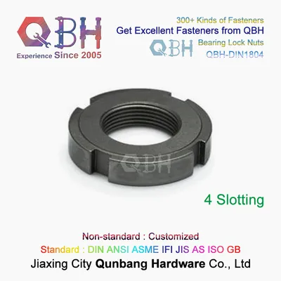 Qbh Custom-Made OEM ODM Carbon Steel/Stainless Steel DIN 981 Locking Fastener Hardware Locknut/Lockwasher Round Nuts/Disc Nut/Acorn Nut