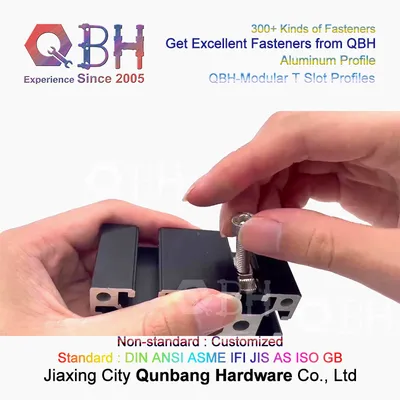 Qbh Customized 3D Printers T Slot Slotting Slotted Sliding Aluminum Aluminium Alloy Profile Extrusion Hammer Nuts Spare Parts