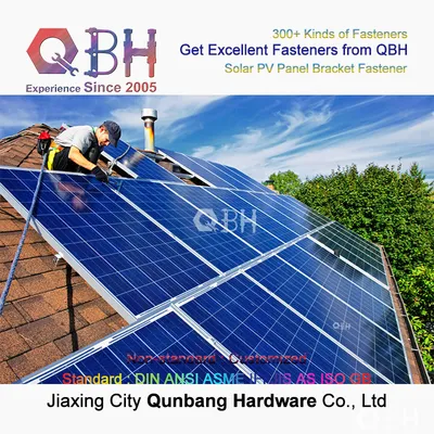 Qbh Customized Home/Civil/Industrial/Commercial 20 Years Life 10 Years Quality Assurance Solar Power Energy System Photovoltaic PV Panel Flat Roof Mounting
