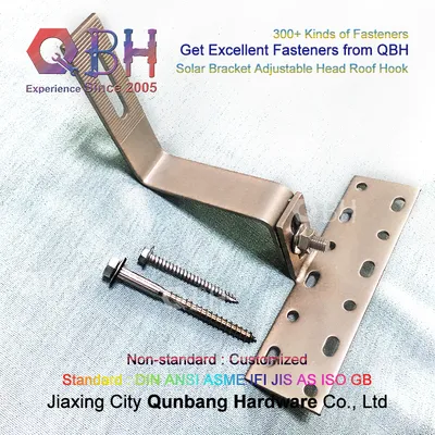 Qbh Customized OEM ODM Photovoltaic PV Solar Power Energy Panel Mounting Module System Spare Replace Replacement Rack Bracket Mounting Stand Stamping Frame Part
