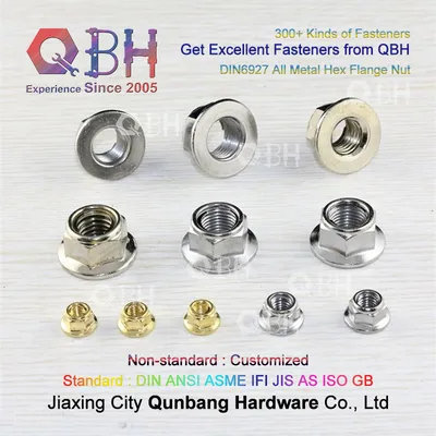 Qbh DIN 6927 Yzp Zp Wzp Bzp Wbzp Bwzp DIN6927 Hexagonal Toothed / Non-Toothed Flange Nut