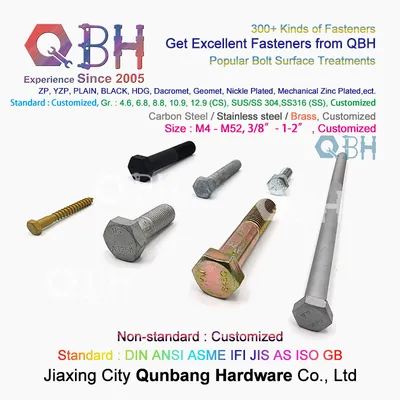 Qbh DIN 7990 M5-M30 S. S. Ss SUS 304/316 DIN7990 Stainless Steel Hex Bolt Construction Building Accessories