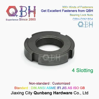 Qbh DIN1804 Round Slotted Bearing Locknut