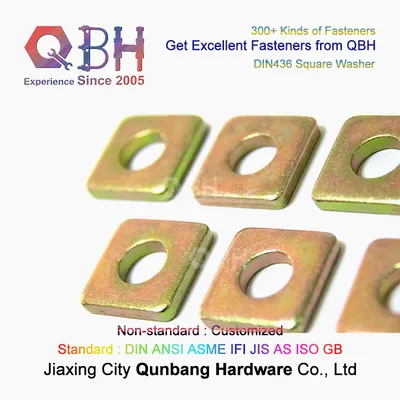Qbh DIN436 DIN 436 M5-M52 Metal Square Washer