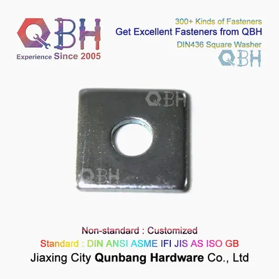Qbh DIN436 M10-M42 Square Type DIN 436 Hardened Gaskets