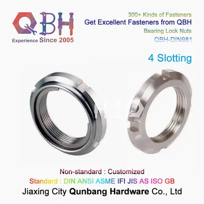 Qbh DIN70852 DIN981 Carbon / Stainless Steel Truck Suspension Axle Spare Parts