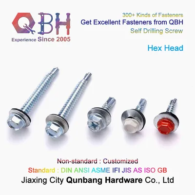 Qbh DIN7504 Hex Head Tapping Screw