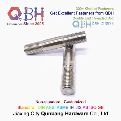 Qbh DIN938 SS304 SS316 Stainless Steel Threaded Rod Nut