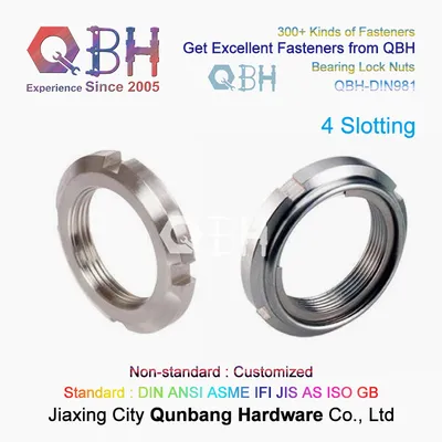 Qbh DIN981round Slotted Bearing Locknut