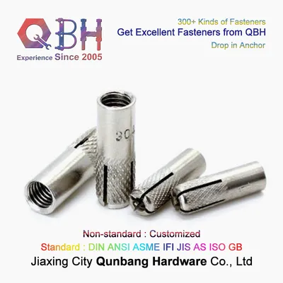 Qbh Drop in Expansion Anchor Bolts