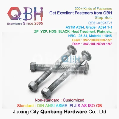 Qbh Electricity Electrical Electric Power Power-Line Internet Nut Knurled Step Bolt