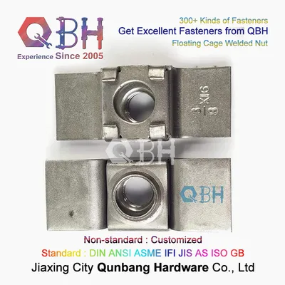 Qbh Fork Trucks Rail Ocean Containers Automobile Office Furniture Appliances Cage Square Round Hole Welding Weld Nut Spare Parts Auto Car Accessories