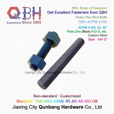 Qbh Heavy Hex Bolts ASTM A193 B7 1/4