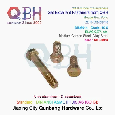 Qbh Heavy Hex Bolts DIN6914
