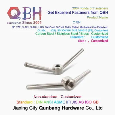 Qbh High Quality Fastener Hardware Wing Nuts DIN 80701