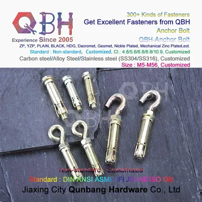 Qbh Hose Clamp and Bolt Type Sleeve Anchor