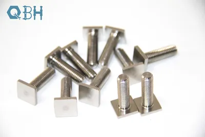 Qbh M6 - M16 Industry SS316 High Tensile SS304 Stainless Steel Slim Spare Parts Square Head Set Bolt Screws