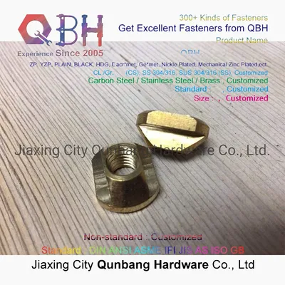 Qbh M8 Hydrofoil Mounting T-Nuts Brass for Tracked Hydrofoil