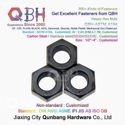 Qbh OEM ODM ASTM A194 Standard 2/2h/ 2hm/4/7/7m Class 1/2