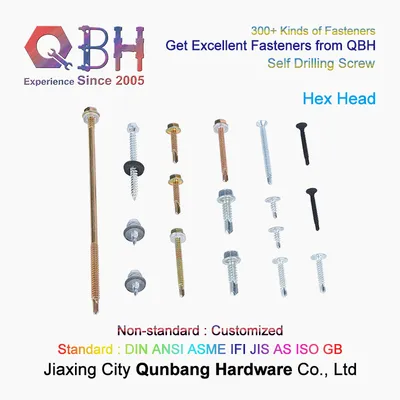 Qbh Plain/Black/HDG/Dacromet/Geomet Roofing Self Tapping Drilling Screw Machine Machinery Machining Maintaining Repairing Replace Replacement Spare Parts