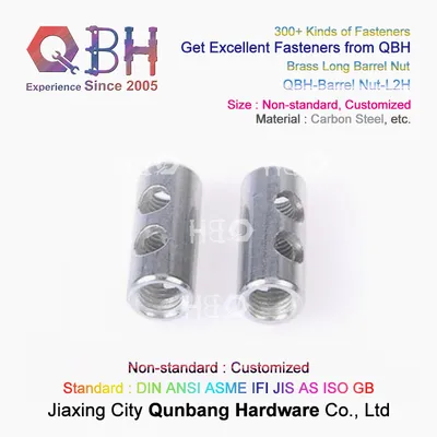 Qbh Sleeve Barrel SS304 Ss361 Round Head Negative Thread Hole Nut Furniture Part