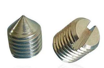 Qbh Slotted Stop Set Screws with Cone Point GB T 71/DIN553