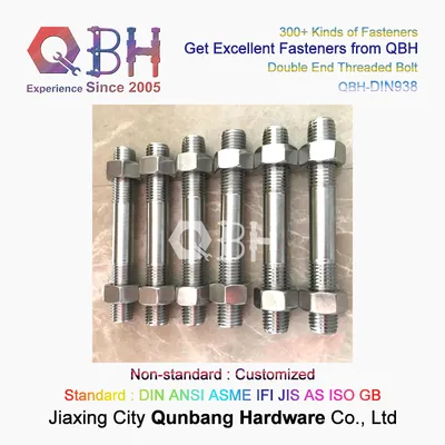 Qbh Stainless Steel S. S. /Ss/SUS 304/316 SS304/SS316 SUS304/SUS316 Thread Threaded Bolt Double End Stud
