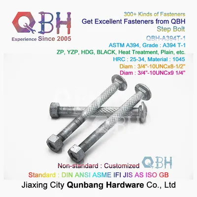 Qbh Steel Structure Electric Transmission Pole Tower/Power Transmission Tower/Signal Tower/Communication Tower/Electricity Pylon Step Bolt Nut Spare Units