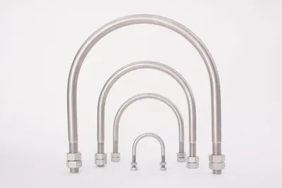 Qbh Supply All Kinds of Block U Bolt Carbon Steel/Stainless Steel Half Thread U Bolt with Nuts, DIN3570 etc.