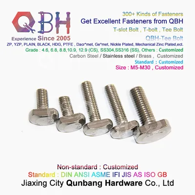 Qbh T-Slot Tee Bolt Solar Panel Bracket Components